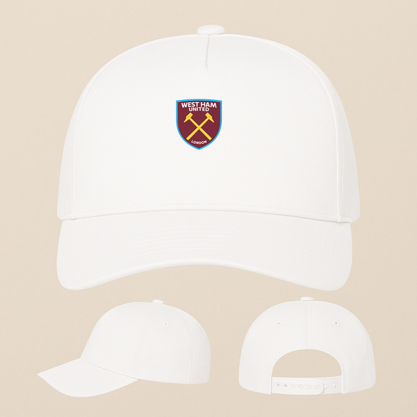 West Ham United FC Five Panel Twill Snapback Cap