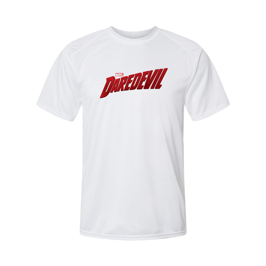 Youth Kids Daredevil Marvel Superhero Performance T-Shirt