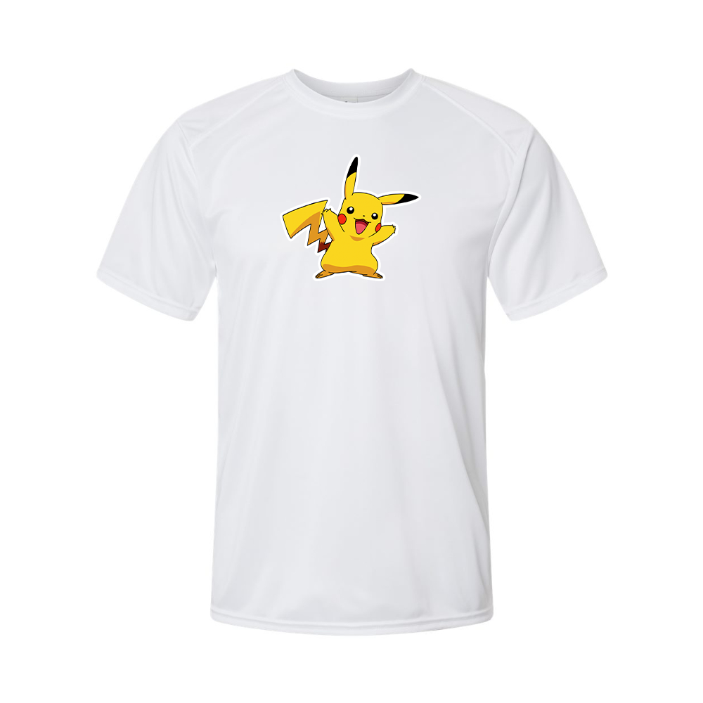 Men's Pikachu Cartoon Performance T-Shirt