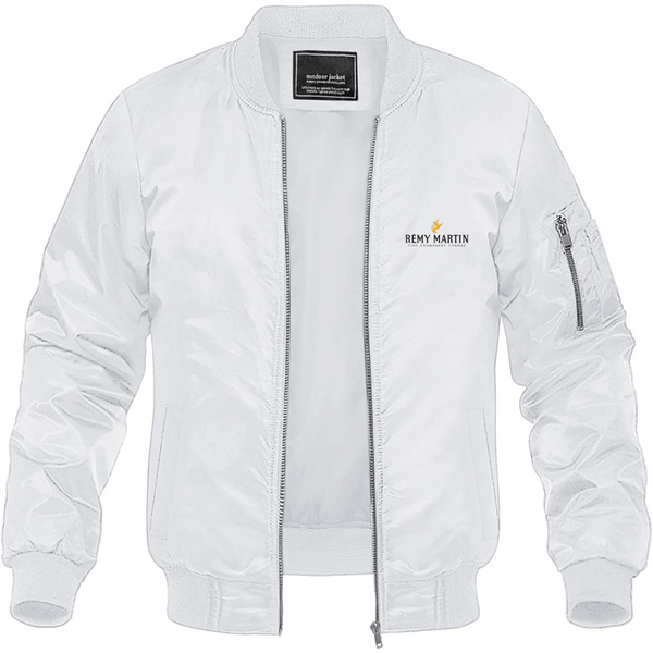 Men's  Rémy Martin Lightweight Bomber Jacket Windbreaker Softshell Varsity Jacket Coat