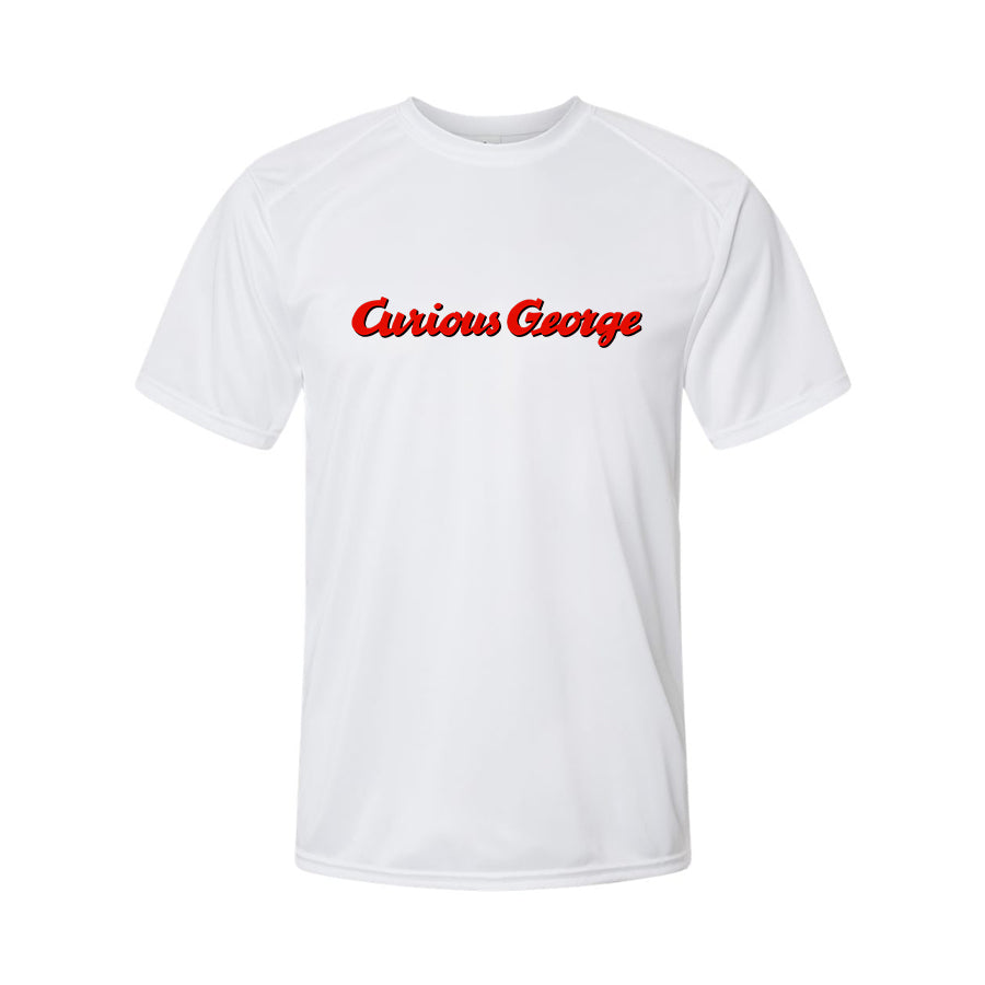 Men's Curious George Cartoon Performance T-Shirt