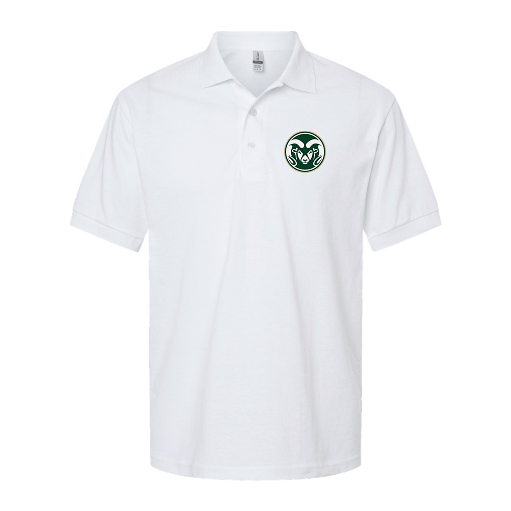Men's Colorado State Rams Dry Blend Jersey Polo - White