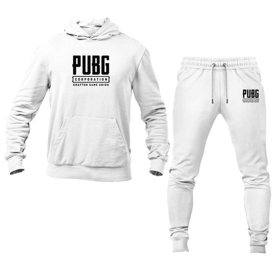 Men's PUBG Multiplayer Shooting Game Hoodie Joggers Set