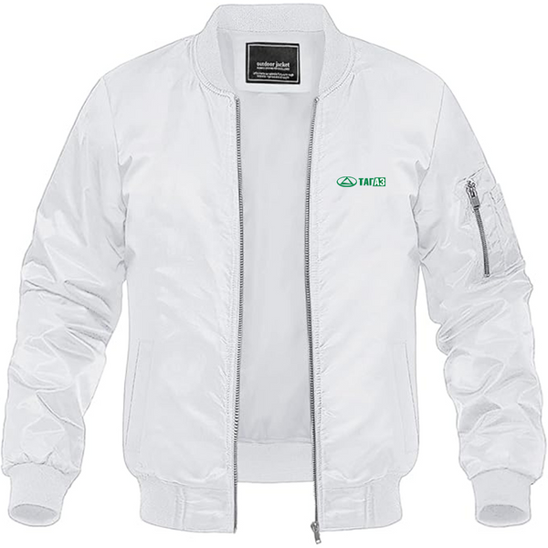 Men's TagAz Logo Lightweight Bomber Jacket Windbreaker Softshell Varsity Jacket Coat