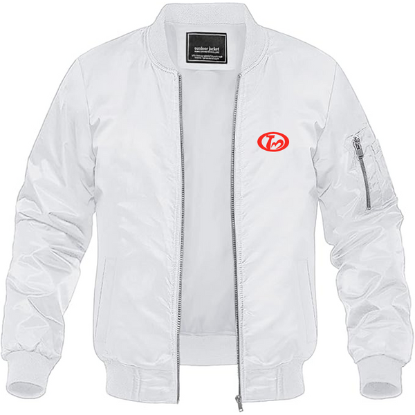 Men's Tianma  Logo Lightweight Bomber Jacket Windbreaker Softshell Varsity Jacket Coat