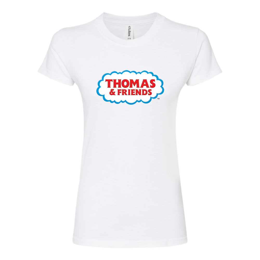 Women's Thomas & Friends Cartoons Round Neck T-Shirt