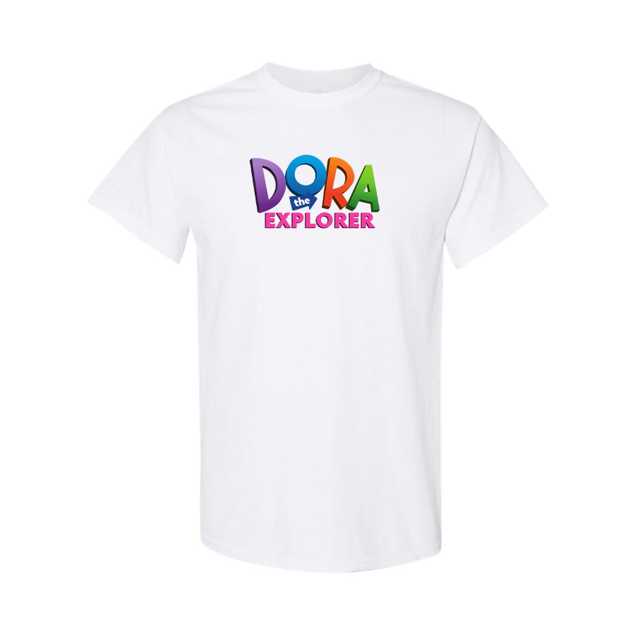 Youth Kids Dora The Explorer Cartoon Cotton T-Shirt