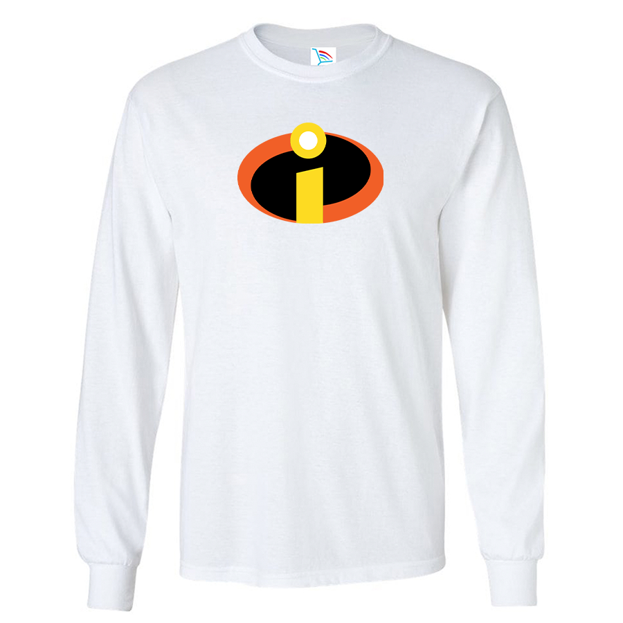 Youth Kids The Incredibles Cartoon Long Sleeve T-Shirt