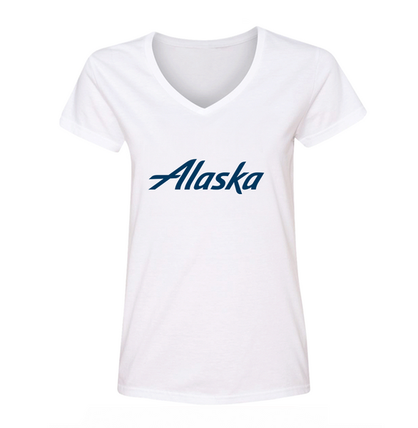 Women's Alaska Airline V-Neck T-Shirt