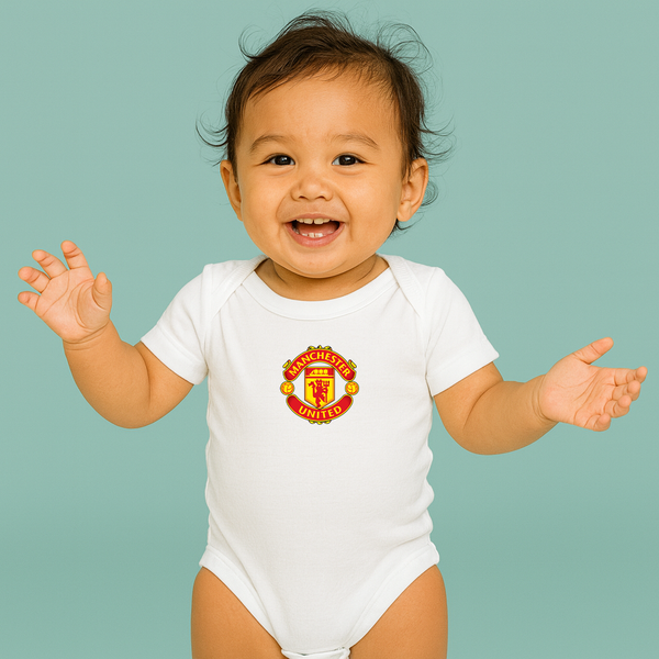 Baby Manchester United Soccer Romper Onesie