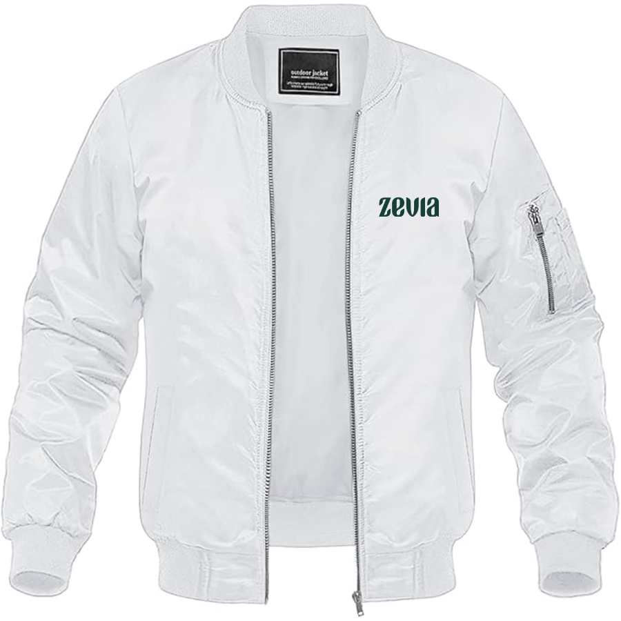 Men's Zevia Logo Lightweight Bomber Jacket