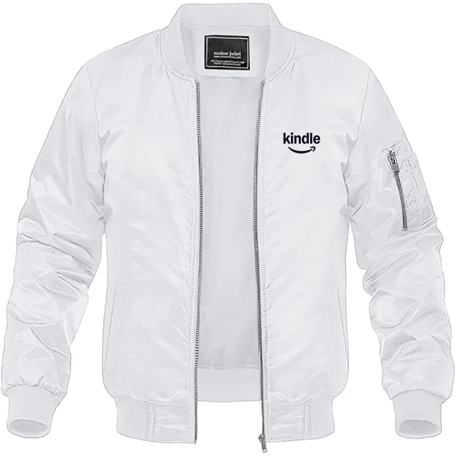 Men's Amazon Kindle Logo Lightweight Bomber Jacket