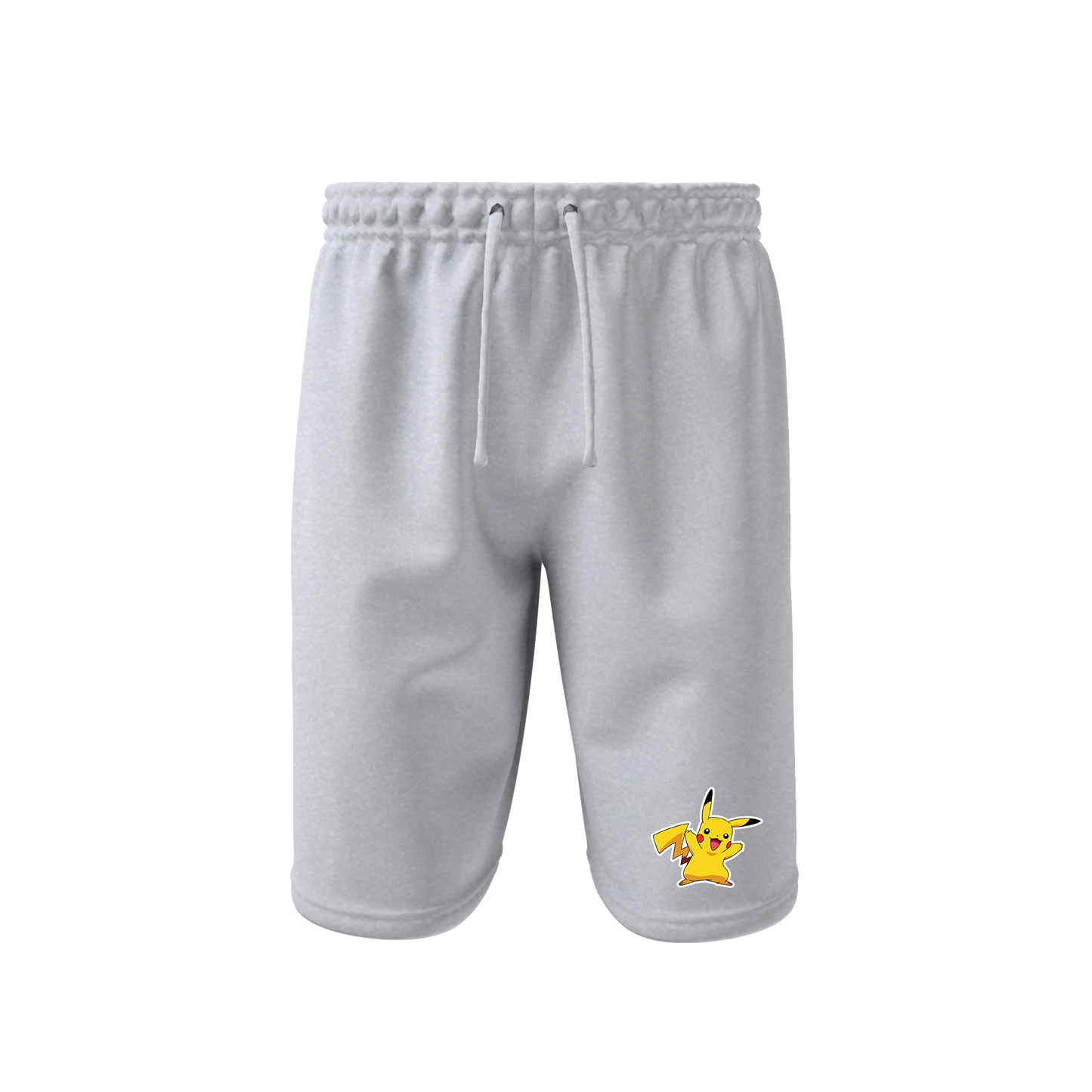 Men's Pikachu Cartoon Athletic Fleece Shorts