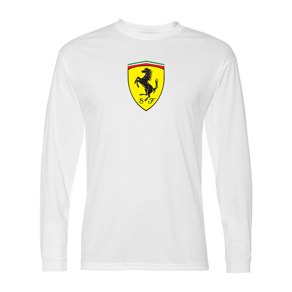 Men’s  Ferrari Motorsport Car - C2 Sport - Performance Long Sleeve T-Shirt - 5104