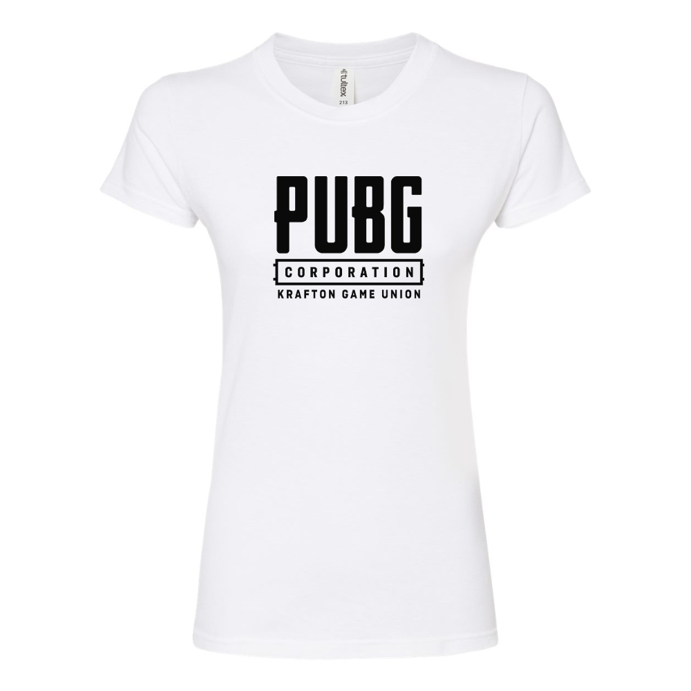 Women's PUBG Multiplayer Shooting Game Round Neck T-Shirt