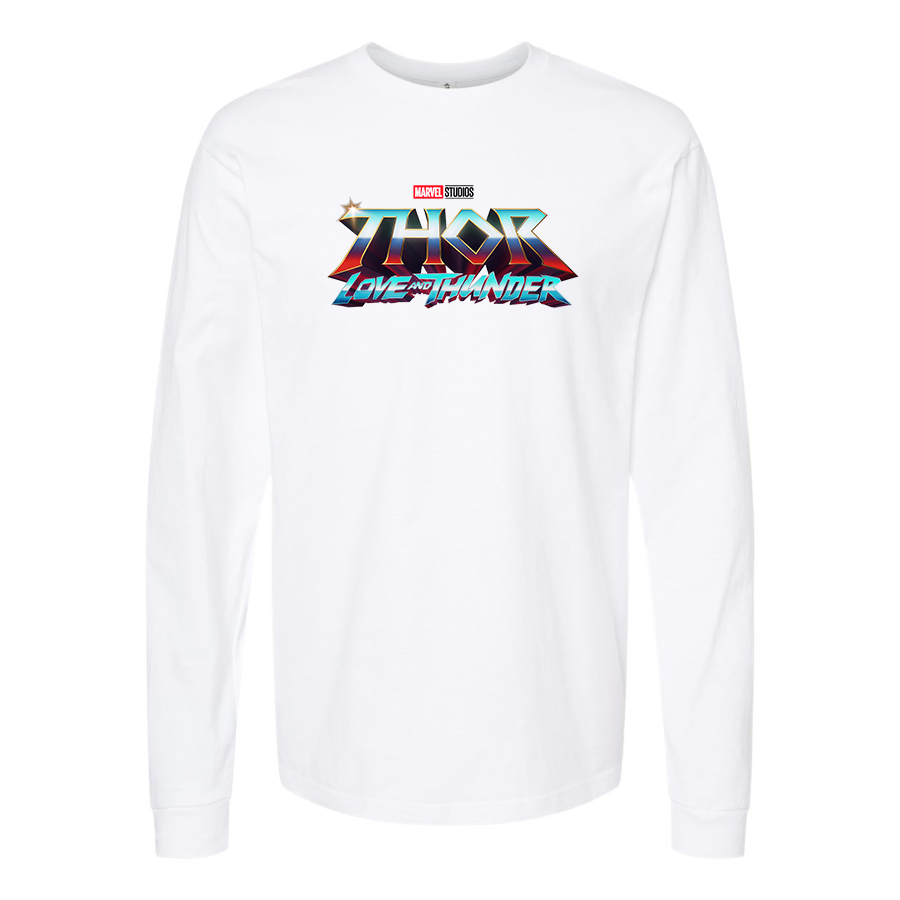 Men's Thor Love & Thunder Superhero Long Sleeve T-Shirt