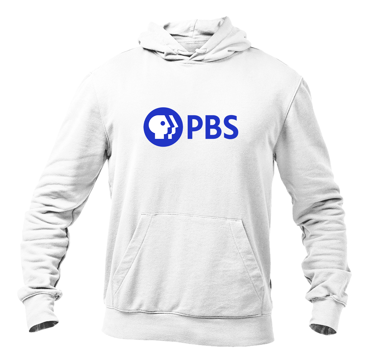 Men's PBS Blue  Pullover Hoodie