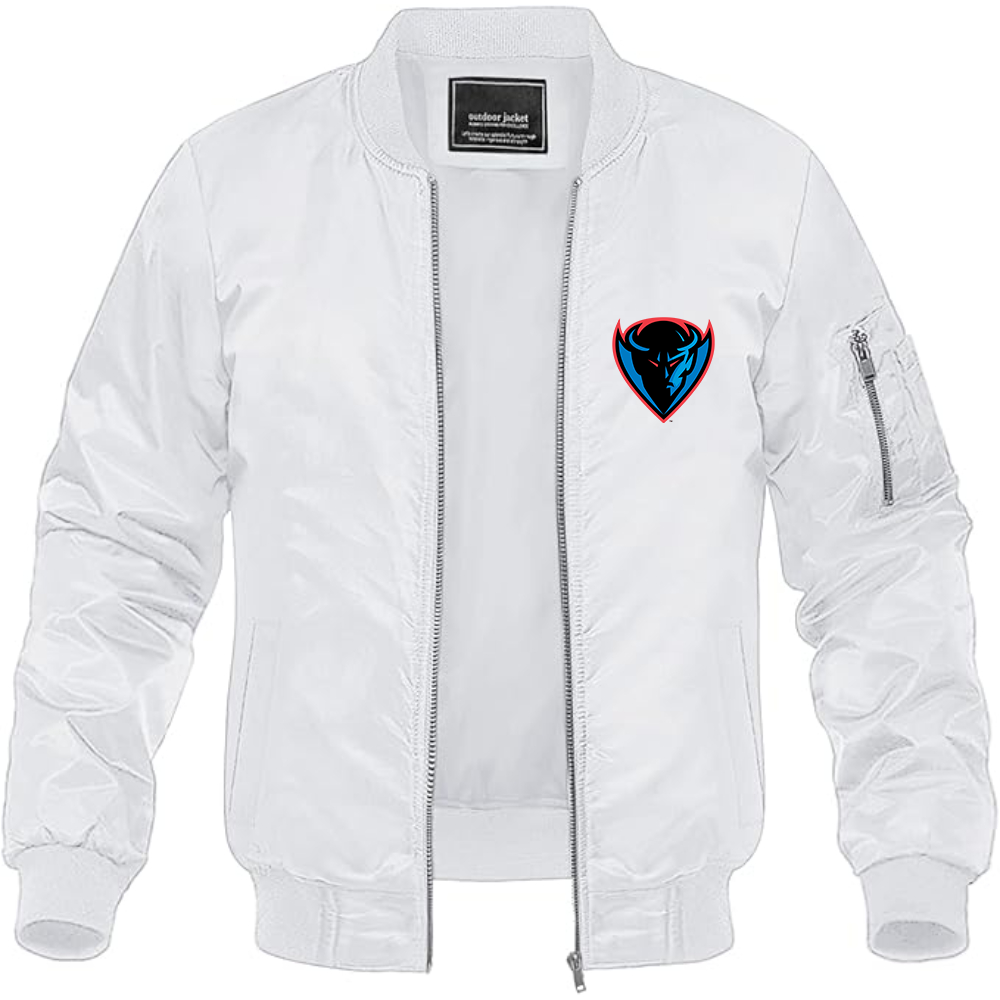 Men's DePaul Blue Demons Lightweight Bomber Jacket