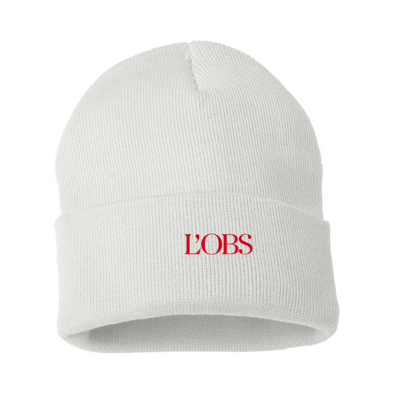 L'OBS Logo  Beanie Hat