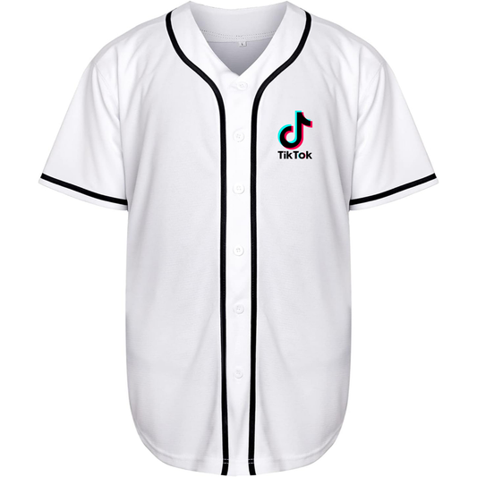 Men's TikTok Social Baseball Jersey