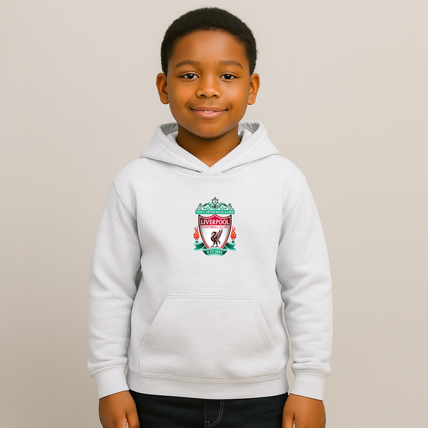 Youth Kids Liverpool Football Club Est.1892 Pullover Hoodie