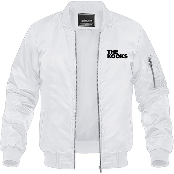 Men's The Kook  Lightweight Bomber Jacket Windbreaker Softshell Varsity Jacket Coat