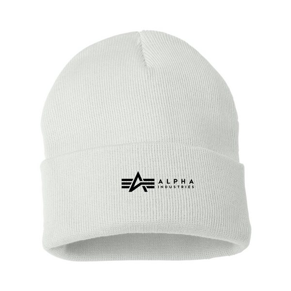 Alpha Industries Logo Beanie Hat