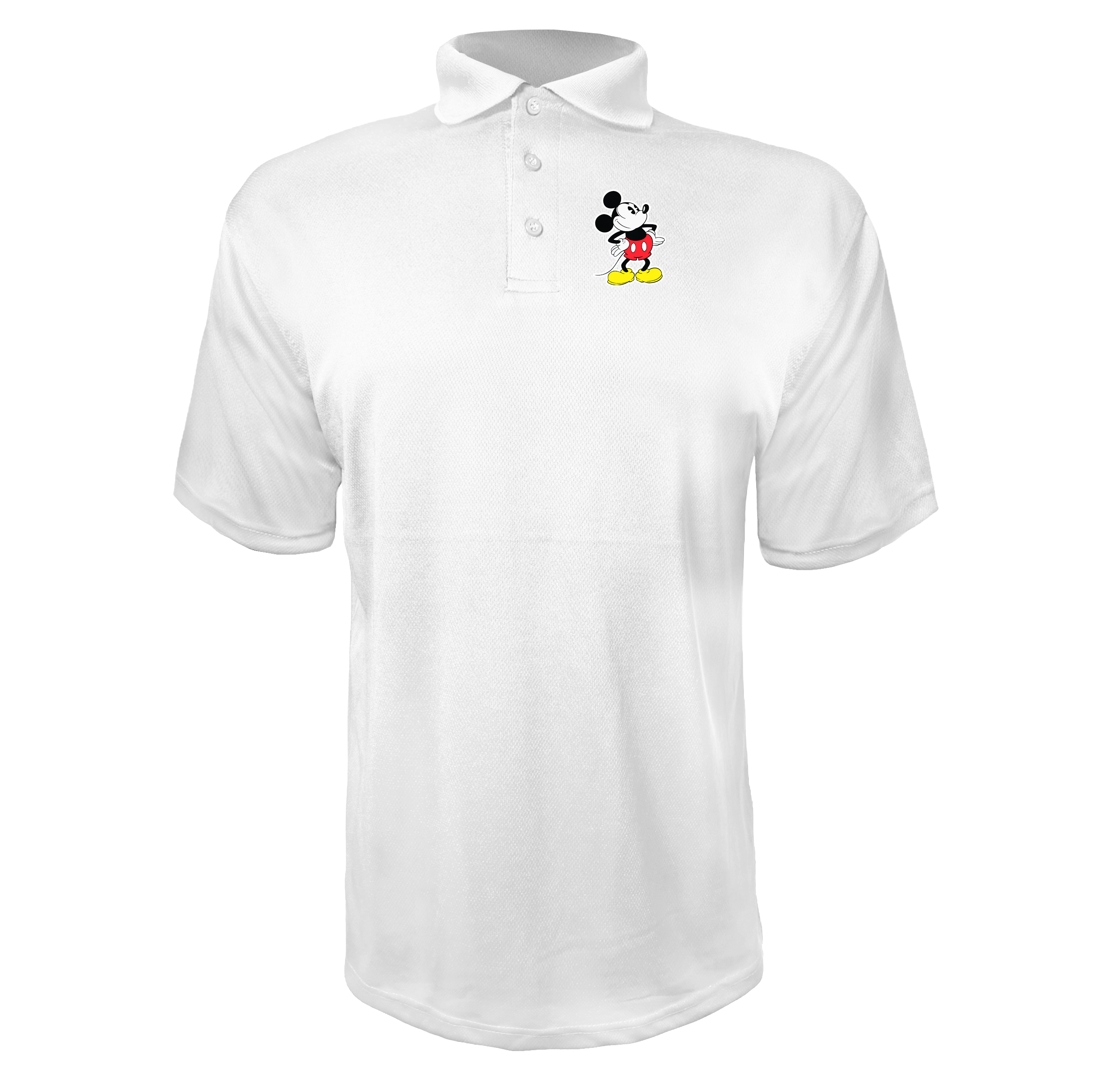 Men's Mickey Mouse Cartoon Polyester Polo