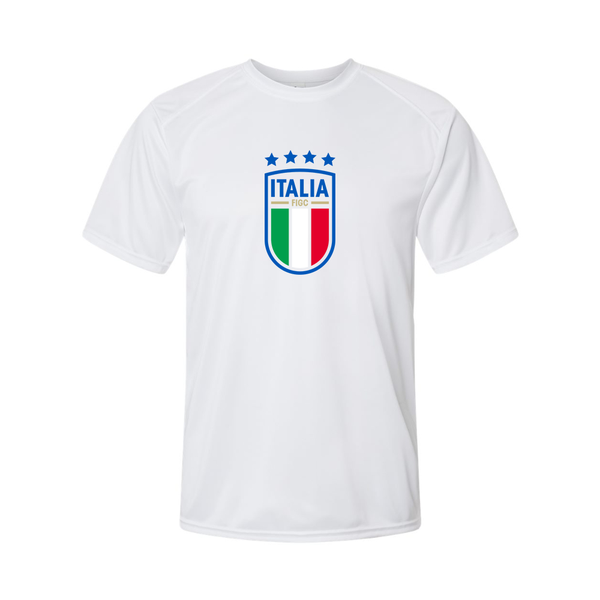 Men's Italy National Soccer Polyester T-Shirt