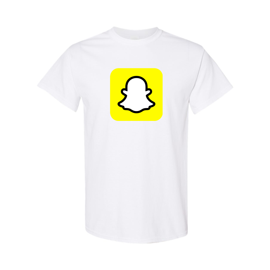 Men's Snapchat Social Cotton T-Shirt