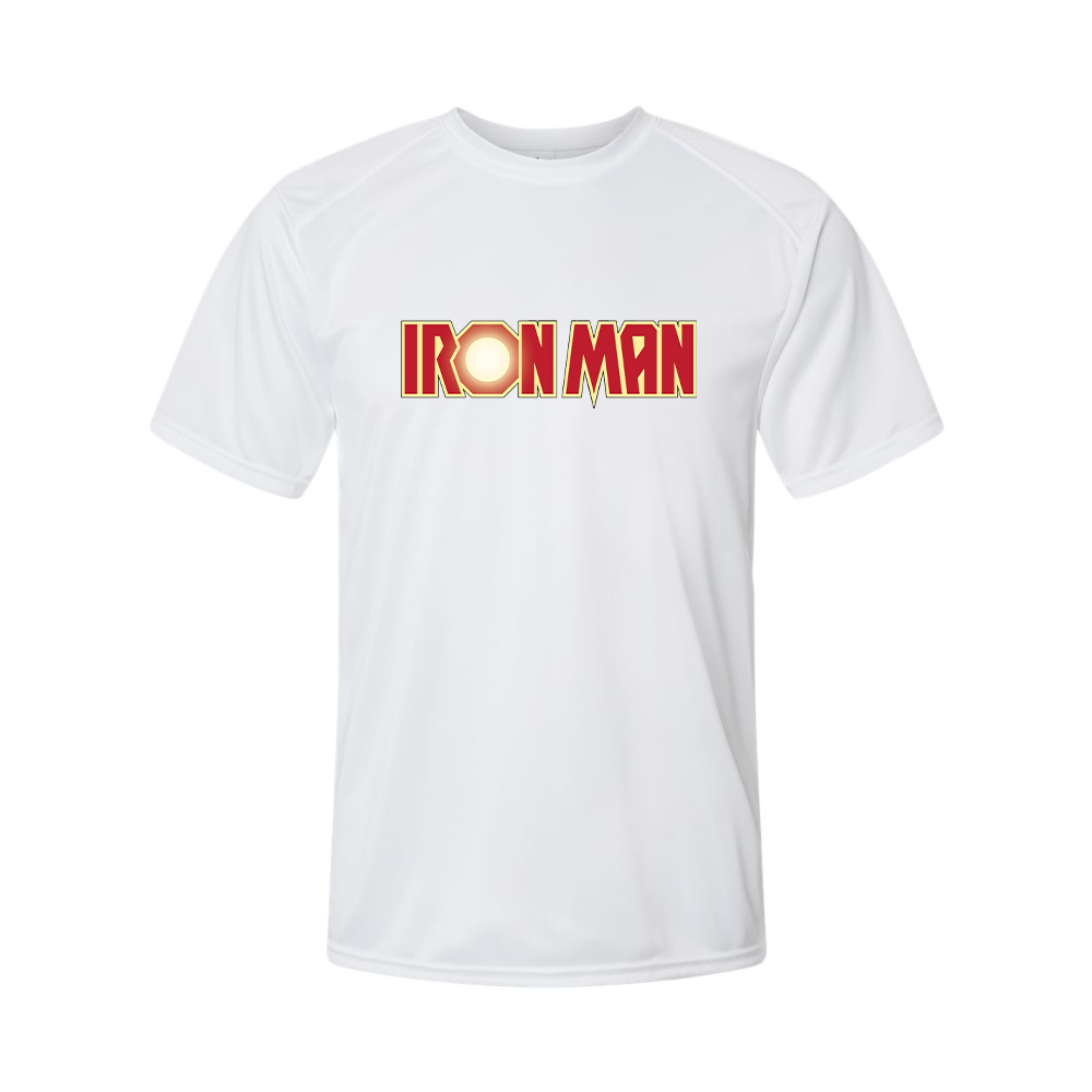 Men's Iron Man Marvel Superhero Polyester T-Shirt