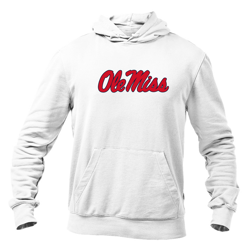 Men's Mississippi Rebels  Logo Pullover Hoodie