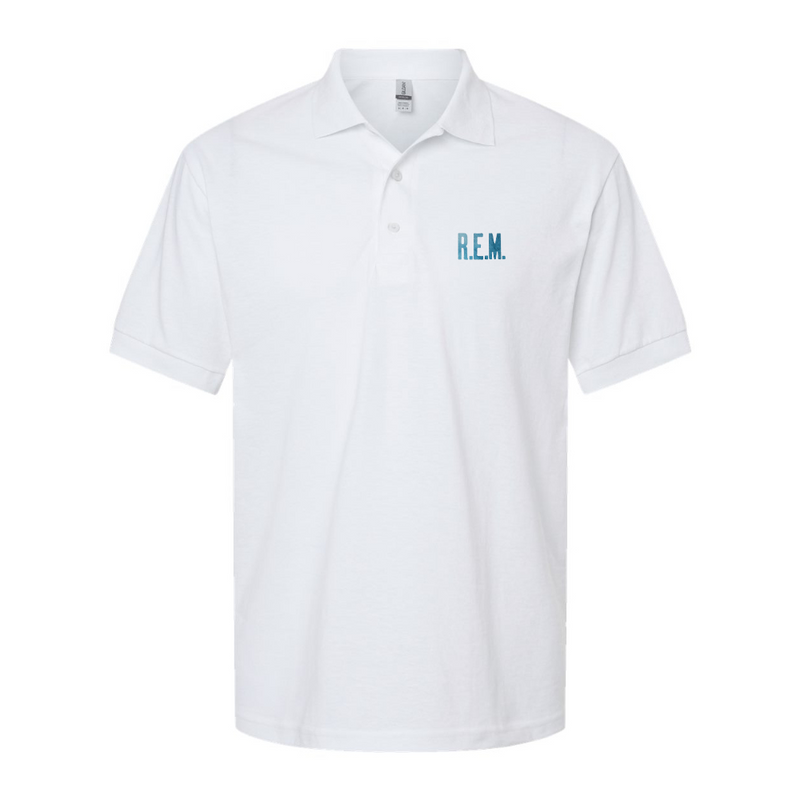 Men's  R.E.M. Blue Dry Blend Jersey Polo