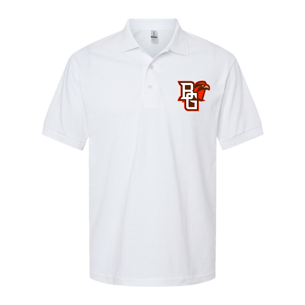 Men's Bowling Green Falcons Dry Blend Jersey Polo - White
