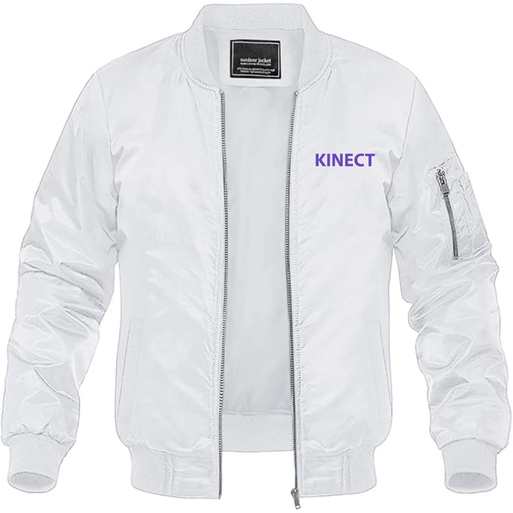 Men's Kinect Logo Lightweight Bomber Jacket