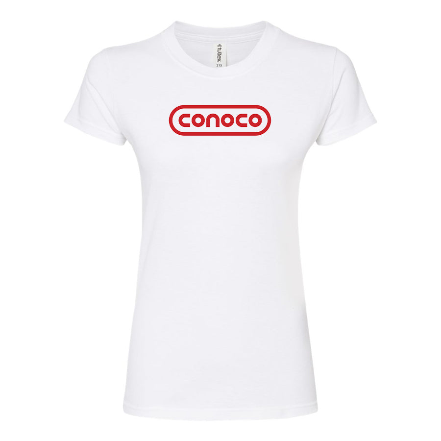 Women's Conoco Gas Station Round Neck T-Shirt