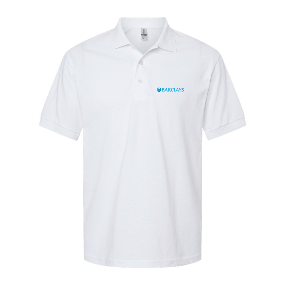 Men's Barclays Dry Blend Jersey Polo - White