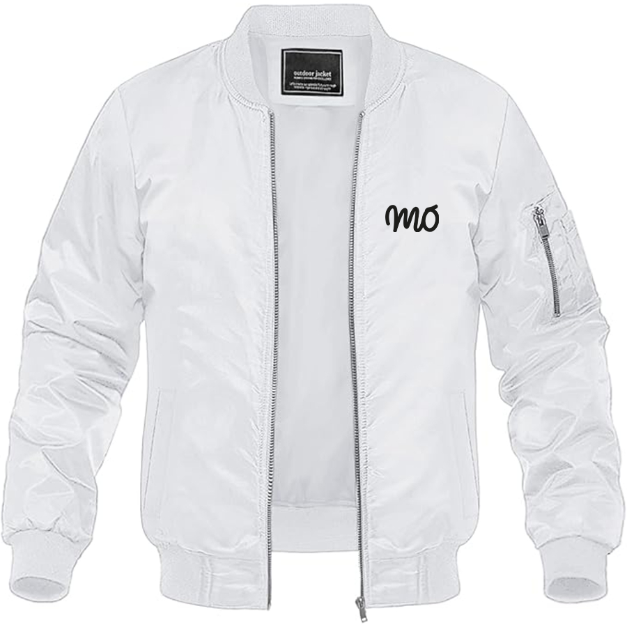 Men's Mo Logo Lightweight Bomber Jacket