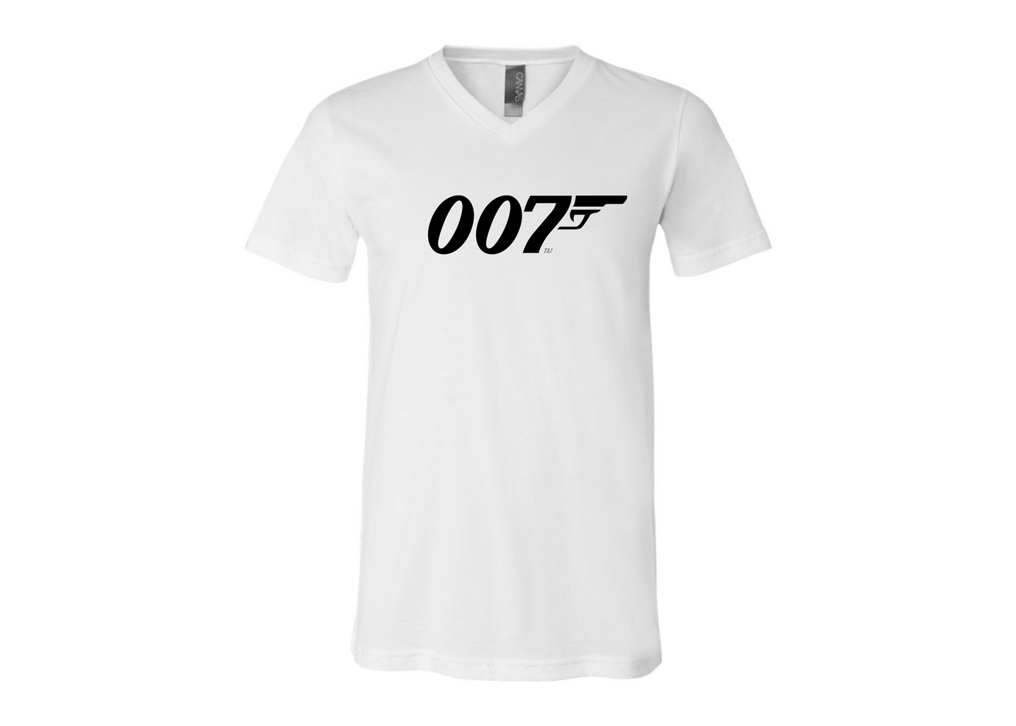 007 James Bond Movie - BELLA + CANVAS - Jersey V-Neck Tee - 3005