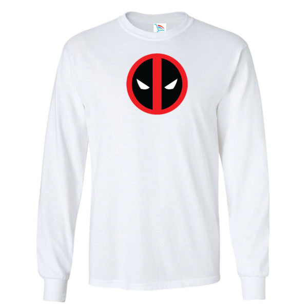 Men's Deadpool Marvel Superhero Long Sleeve T-Shirt