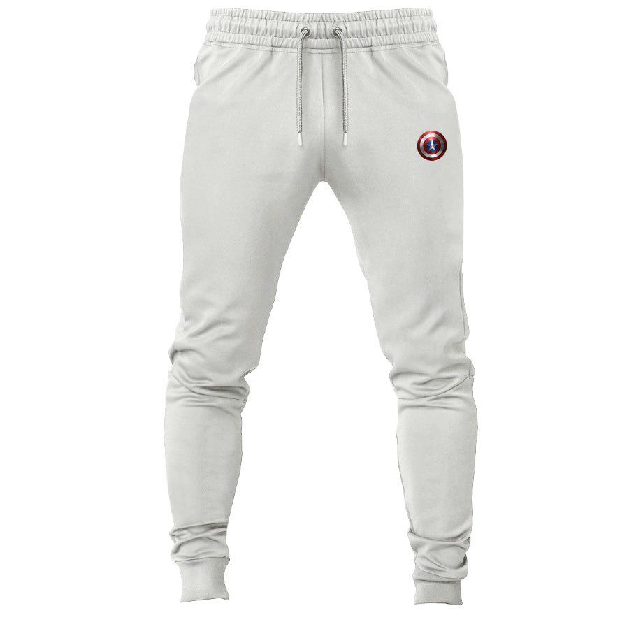 Men's Captain America Superhero Joggers Sweatpants