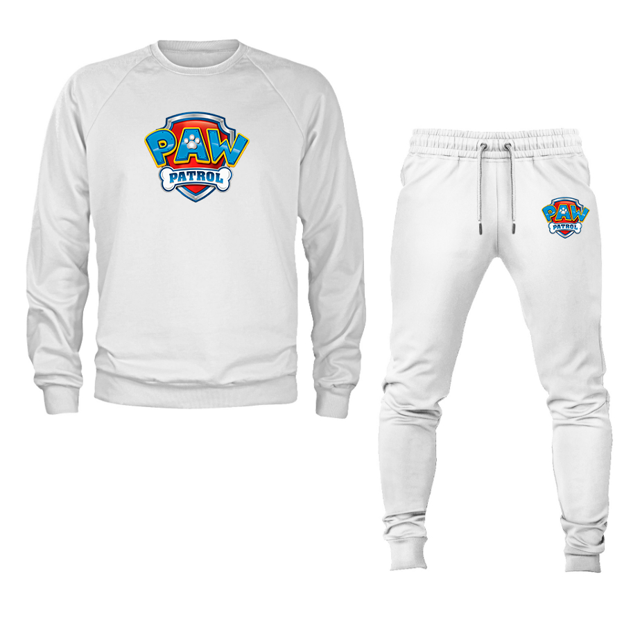 Men's Paw Patrol Cartoon Crewneck Sweatshirt Joggers Suit