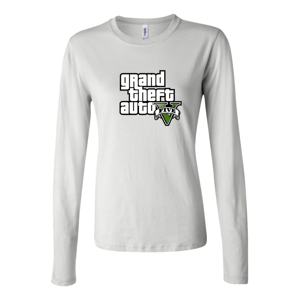 Women's GTA 5 Grand Theft Auto V Long Sleeve T-Shirt Game