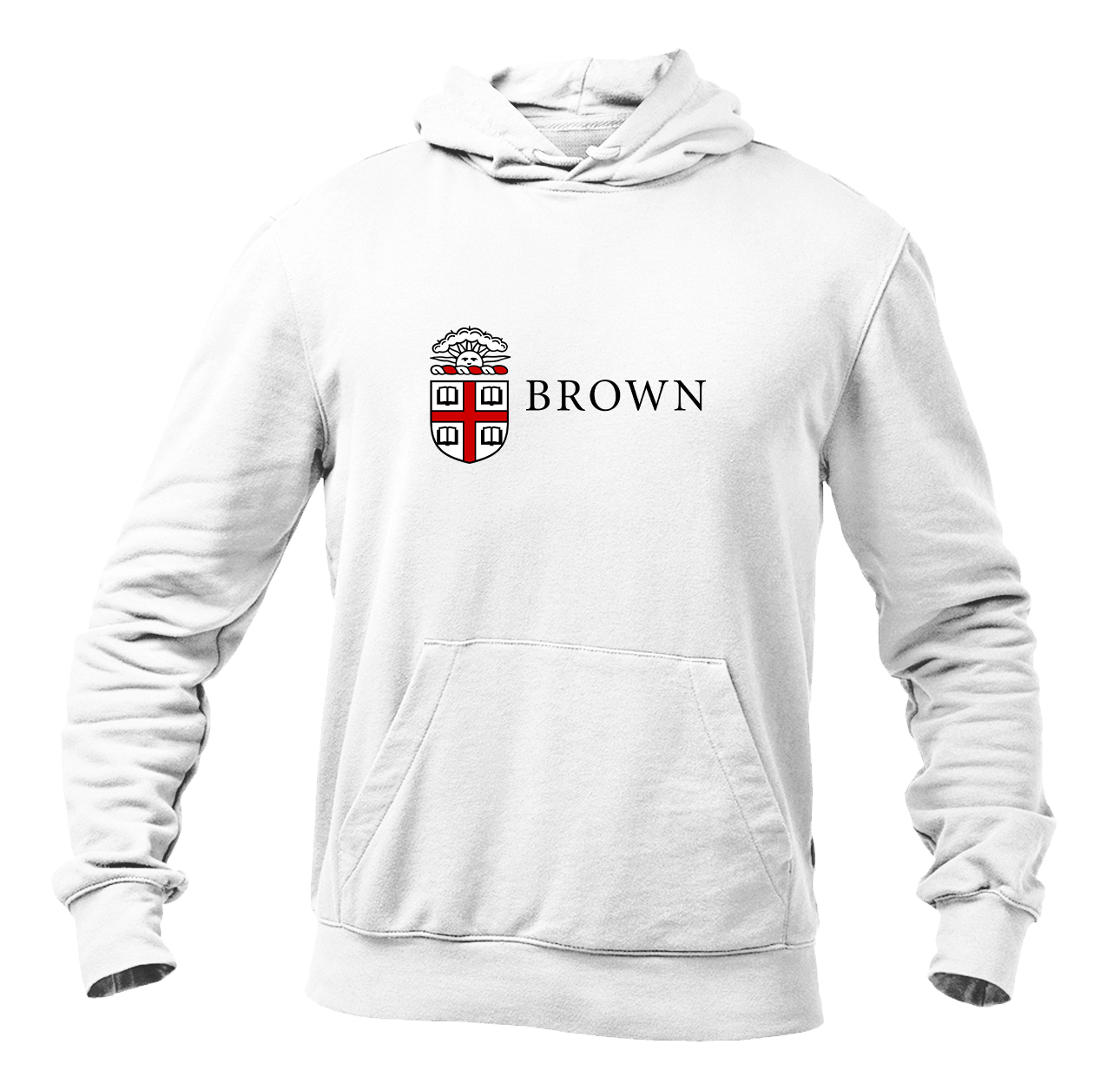 Men's Brown University Pullover Hoodie