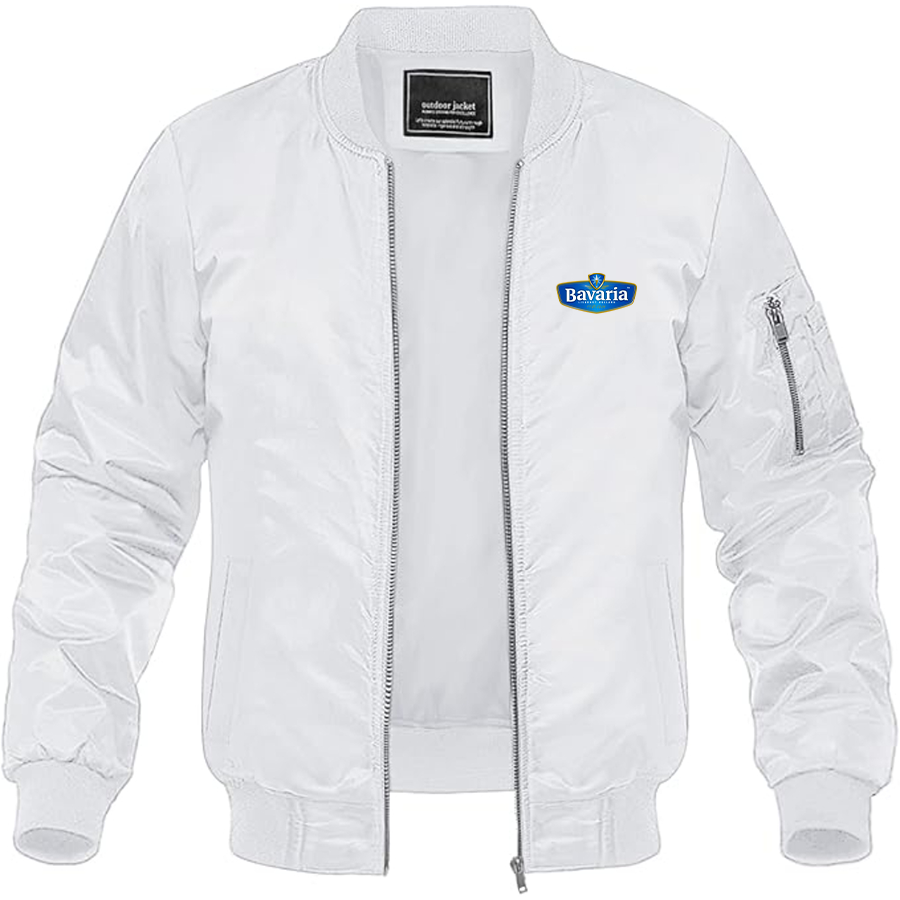 Men's Bavaria Logo Lightweight Bomber Jacket