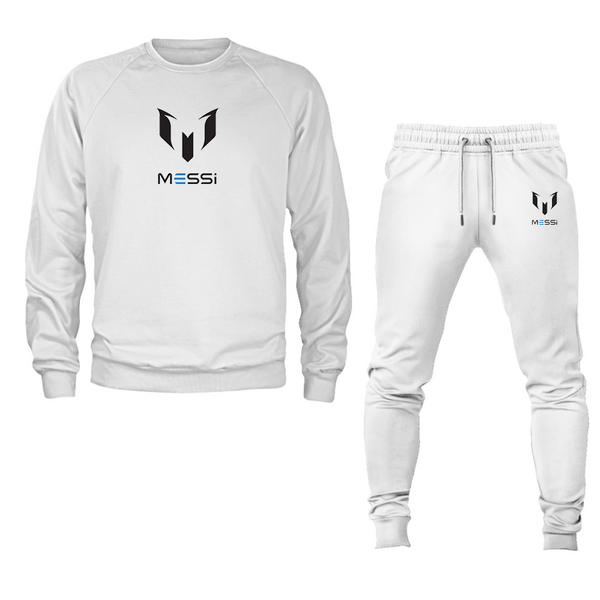Men's Lionel Messi Air Messi Soccer Logo Crewneck Sweatshirt Joggers Suit