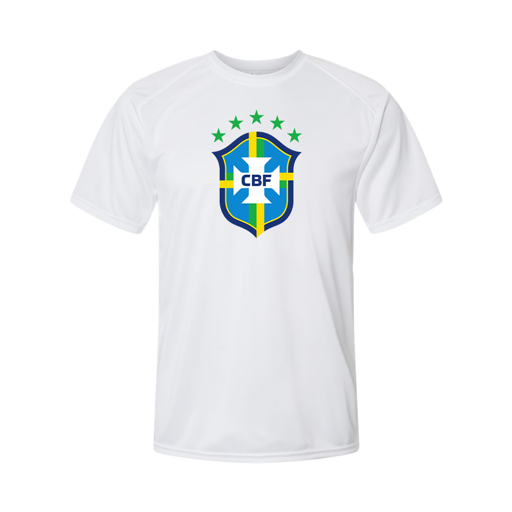 Men's Brazil National Soccer Team Polyester T-Shirt