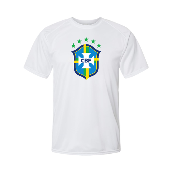 Men's Brazil National Soccer Team Polyester T-Shirt