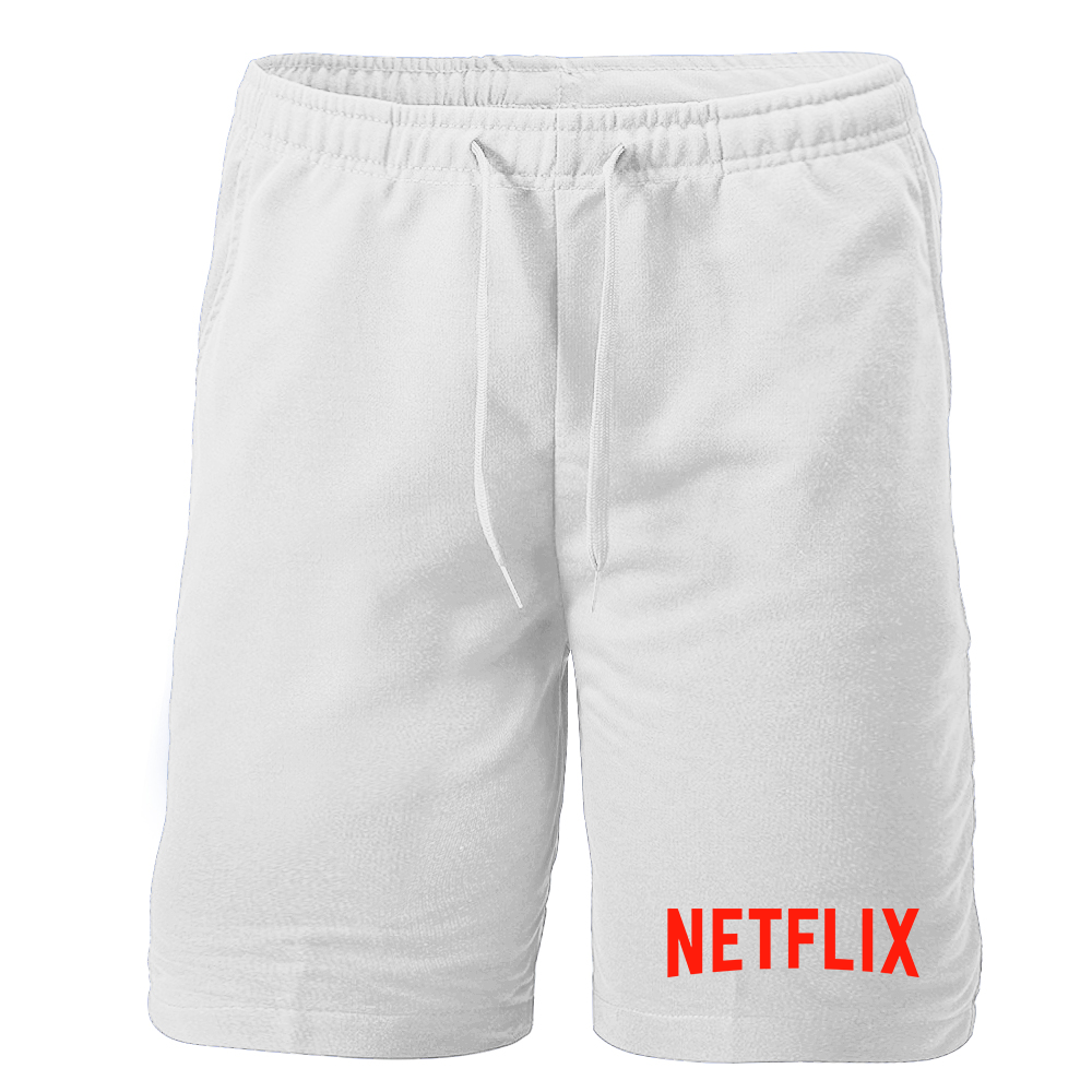 Men's Netflix Movie Show Athletic Fleece Shorts