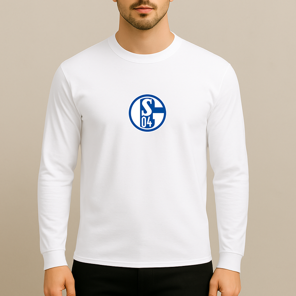 Men's Schalke 04 FC Long Sleeve T-Shirt